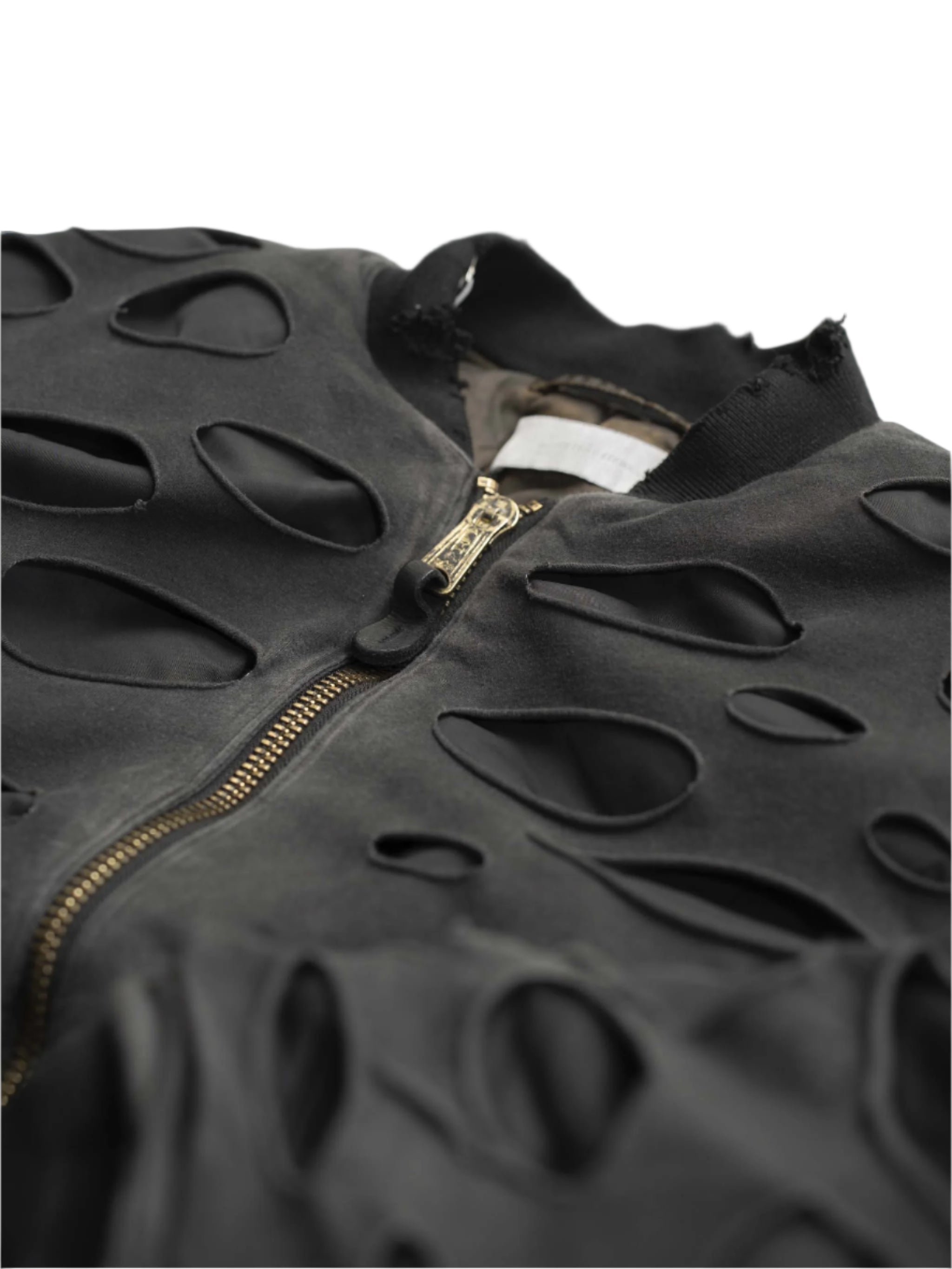 Alexander Digenova Double Layer Bomber Jacket Black