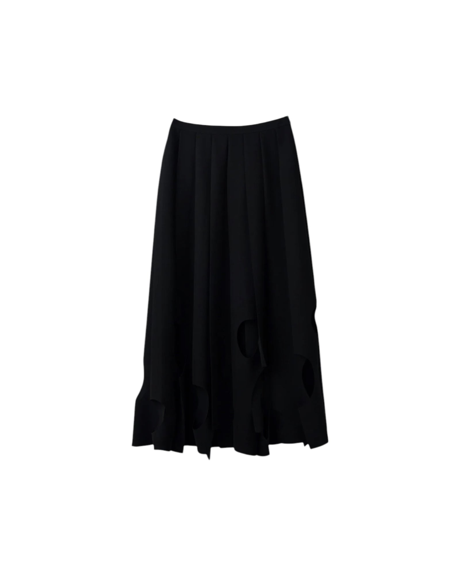 Enfold Tone Hole Skirt Black | VAVA STORE