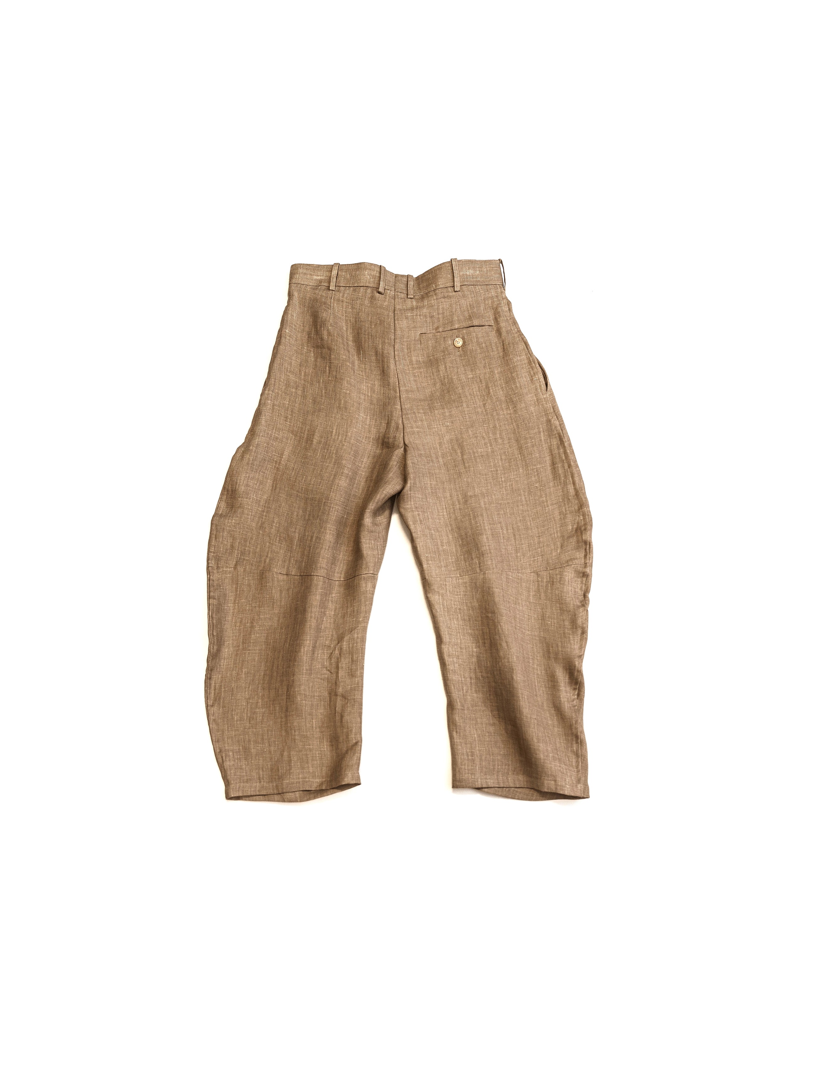 Hed Mayner Pleated Trousers Medium Beige