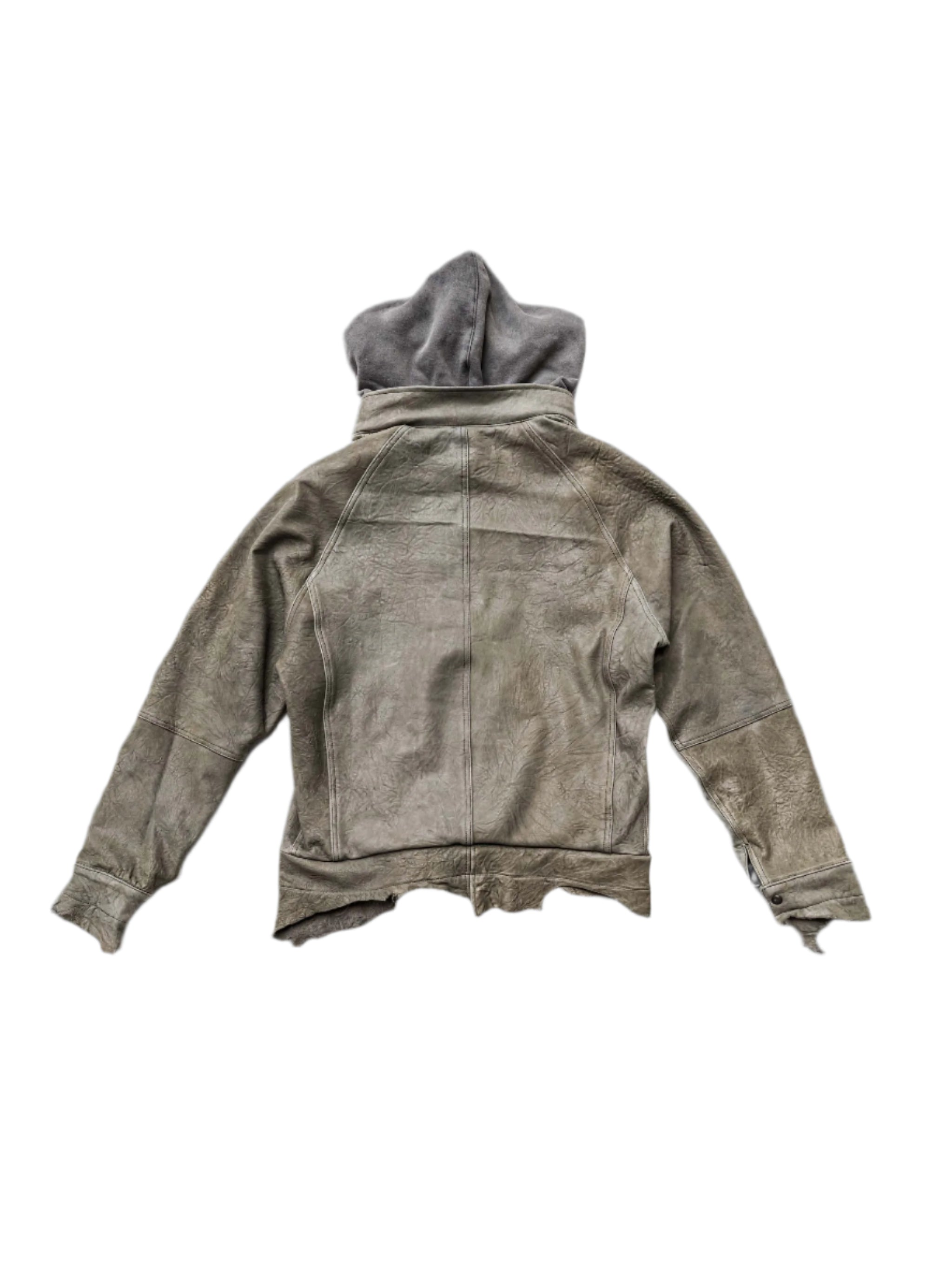 Alexander Digenova Lakota Leather Jacket Grey