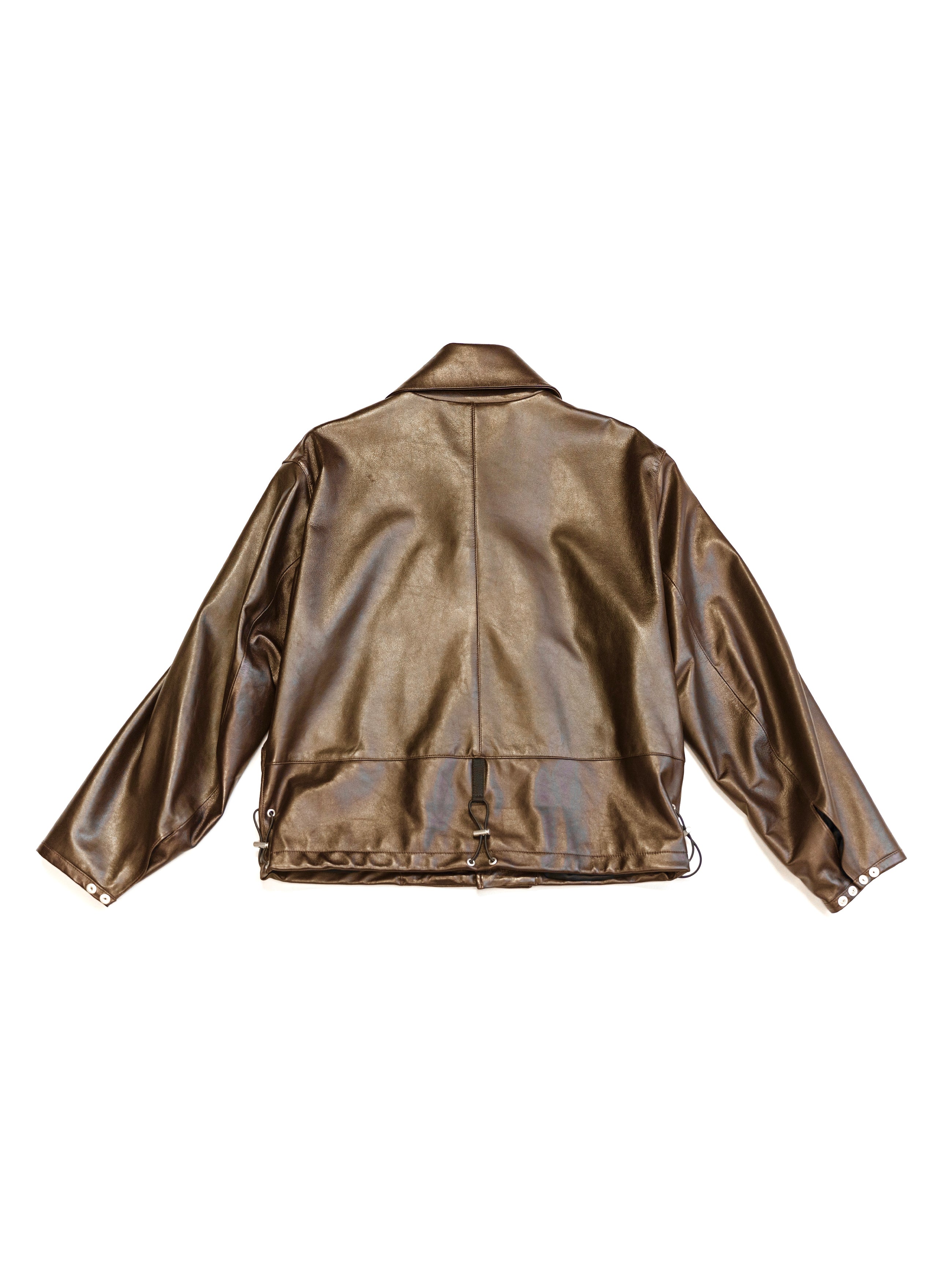 Omar Afridi Drawcord Blouson Brown