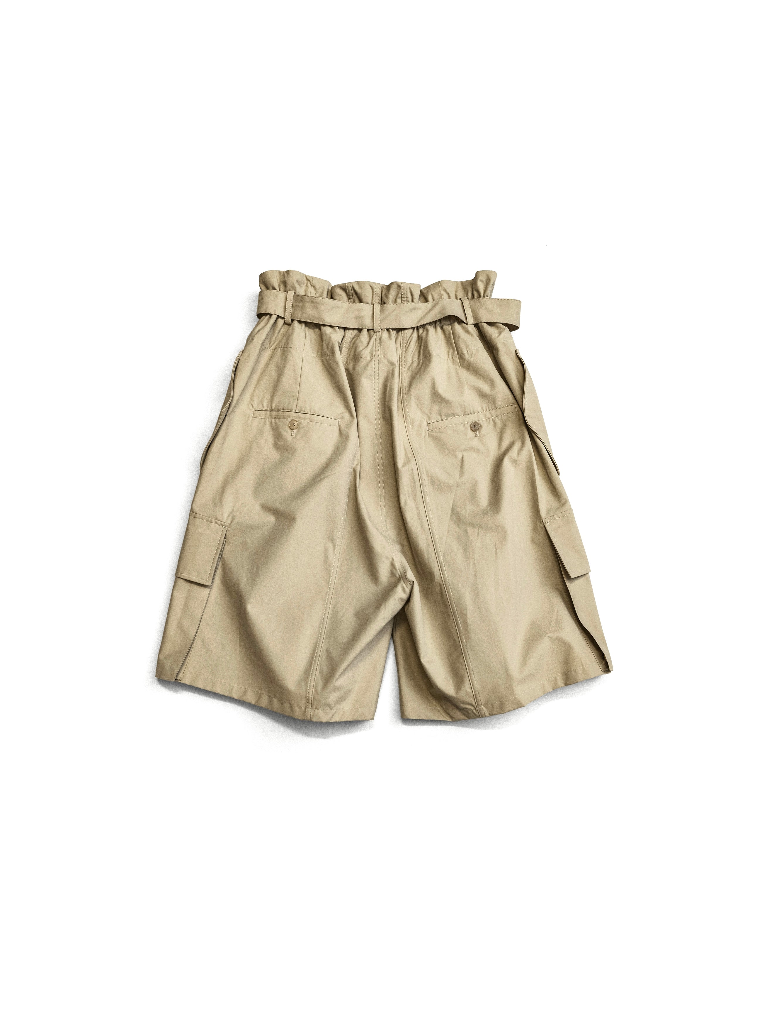 Hed Mayner Cargo Shorts Beige Khaki