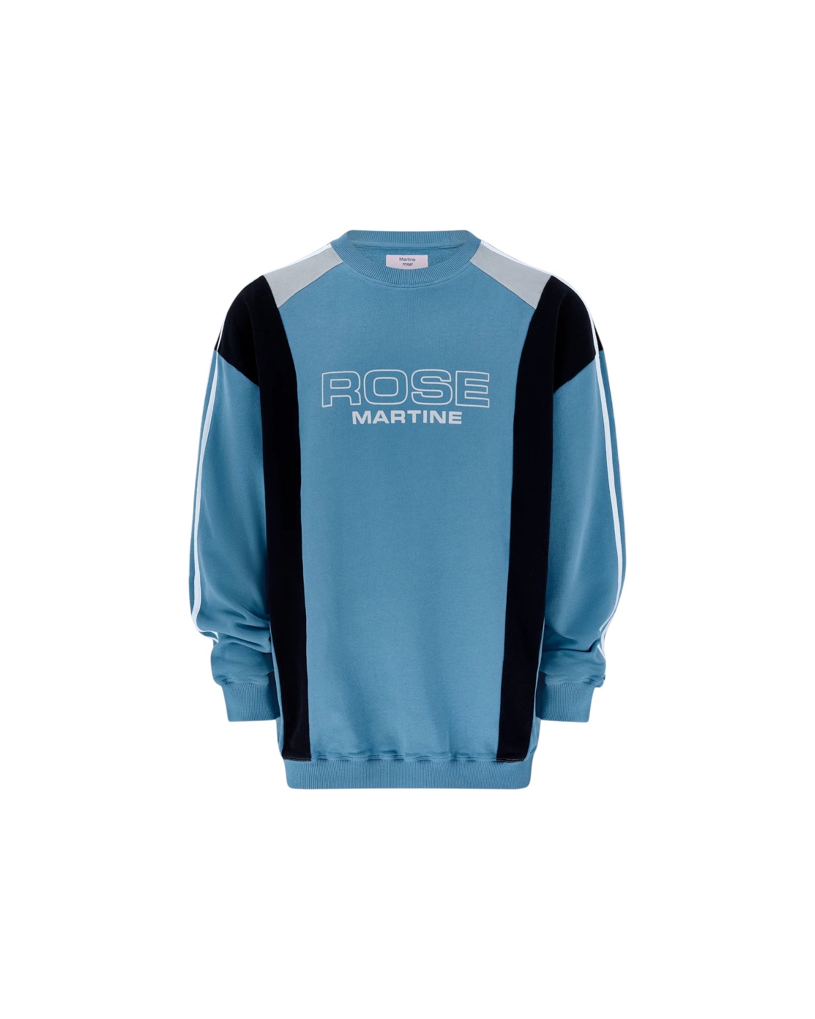 Martine Rose Panelled Sweatshirt Blue | VAVA STORE
