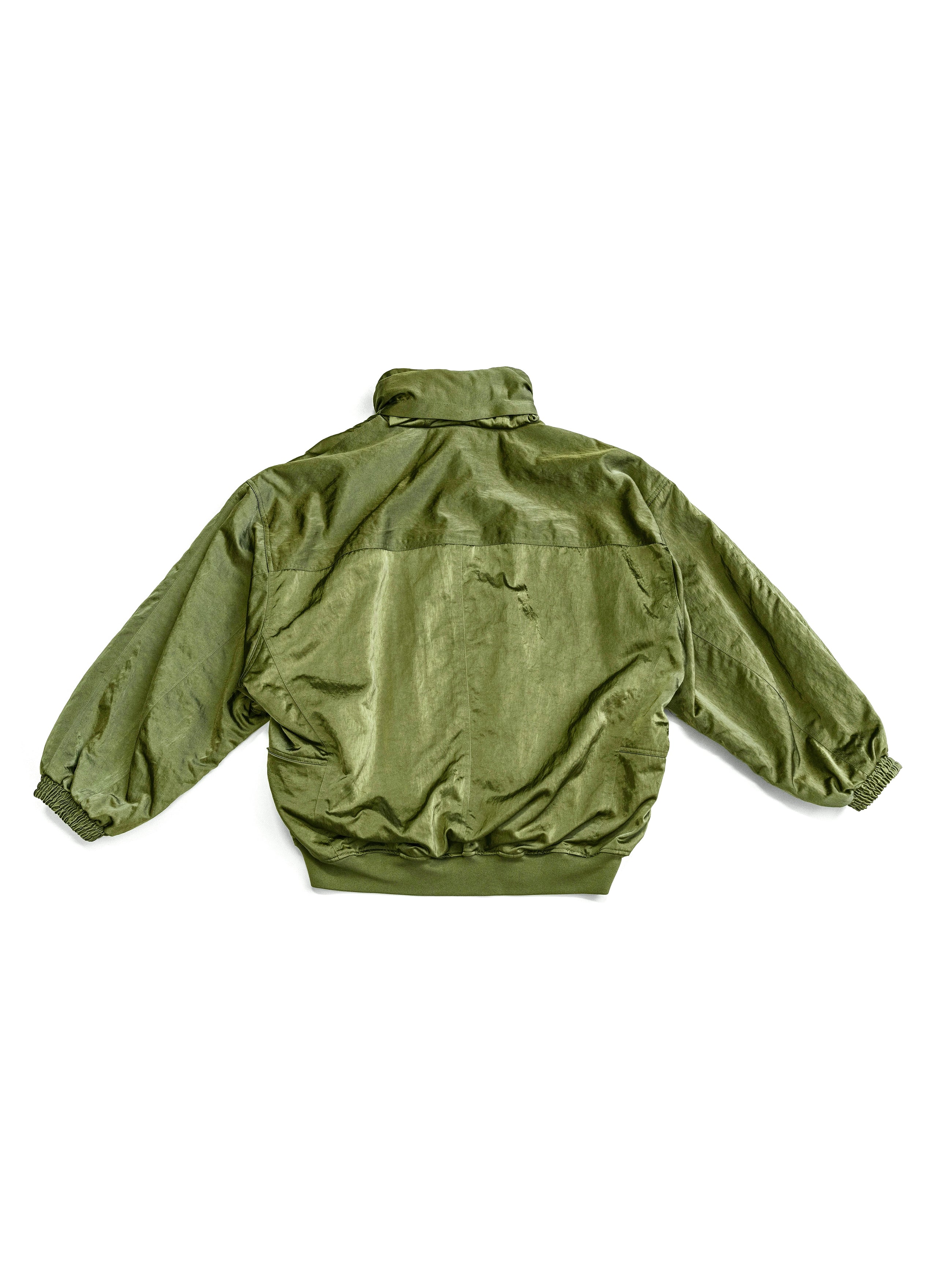 Hed Mayner Oversized Bomber Jacket Green