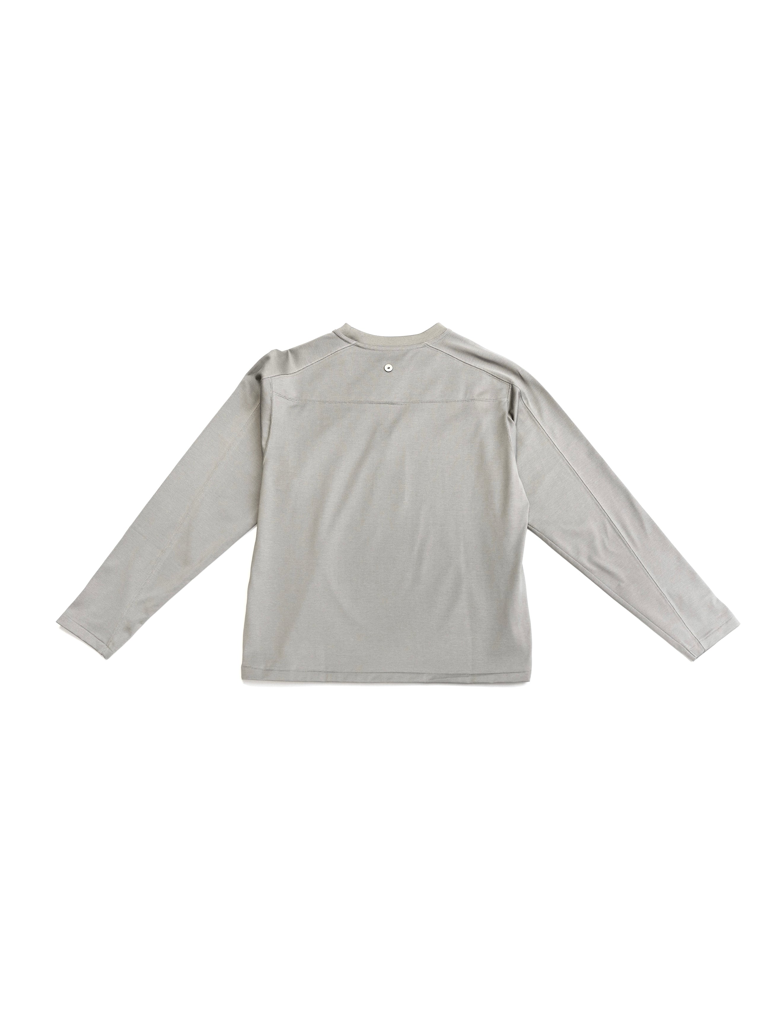 Omar Afridi Long Sleeve Cotton T Concrete