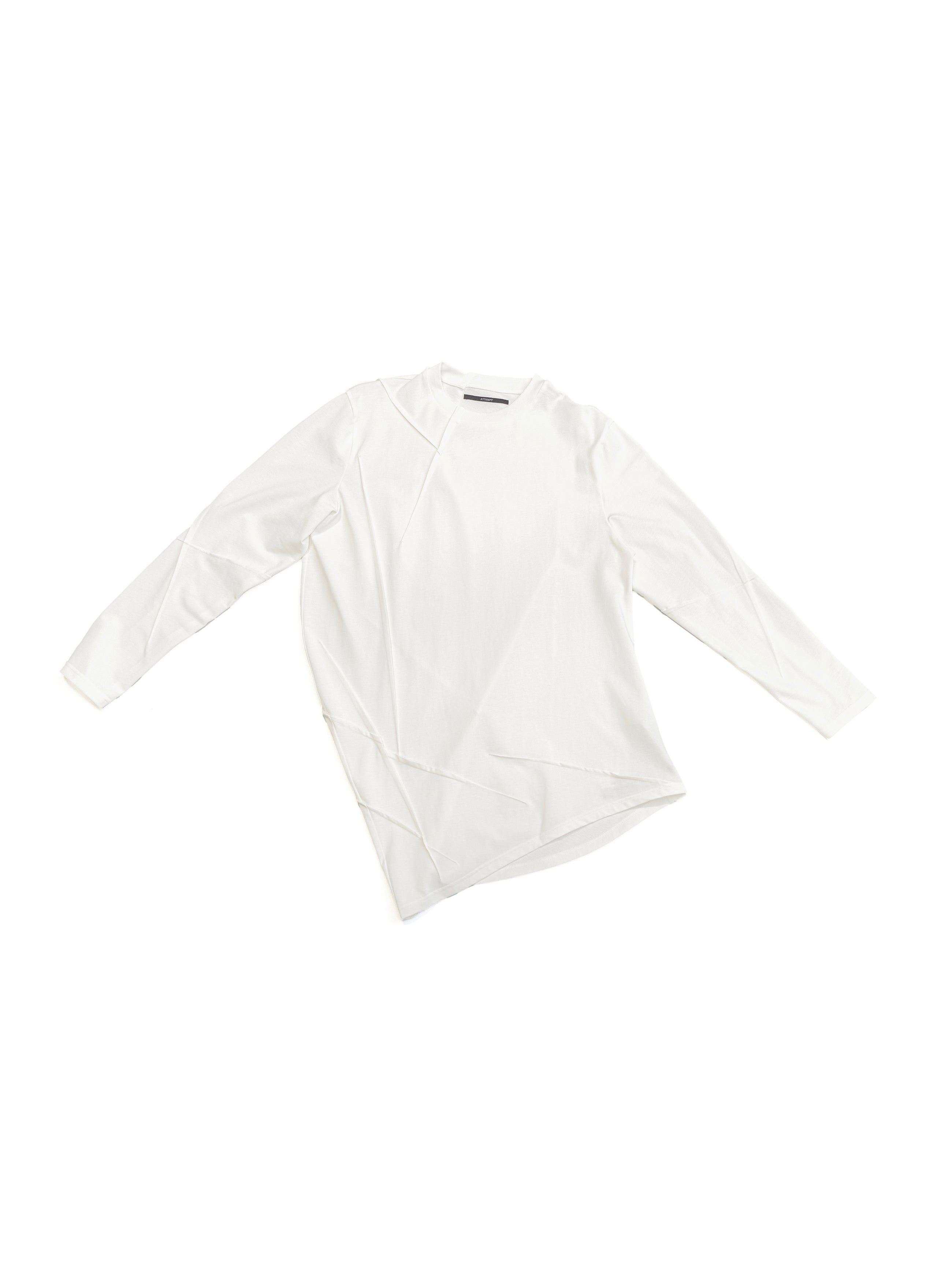Attempt Project 11 Snapshot Long Sleeve Tee White
