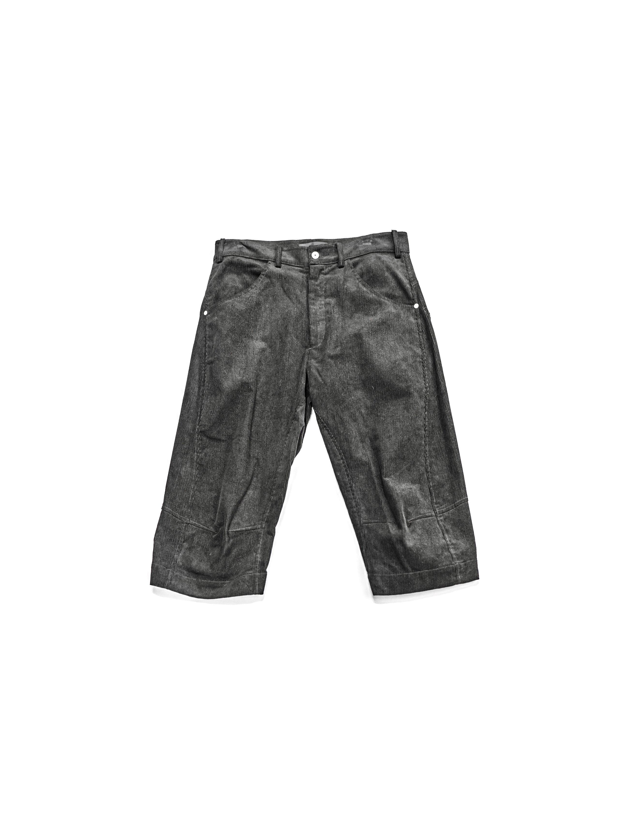 Omar Afridi Knee Darted Flare Shorts Black