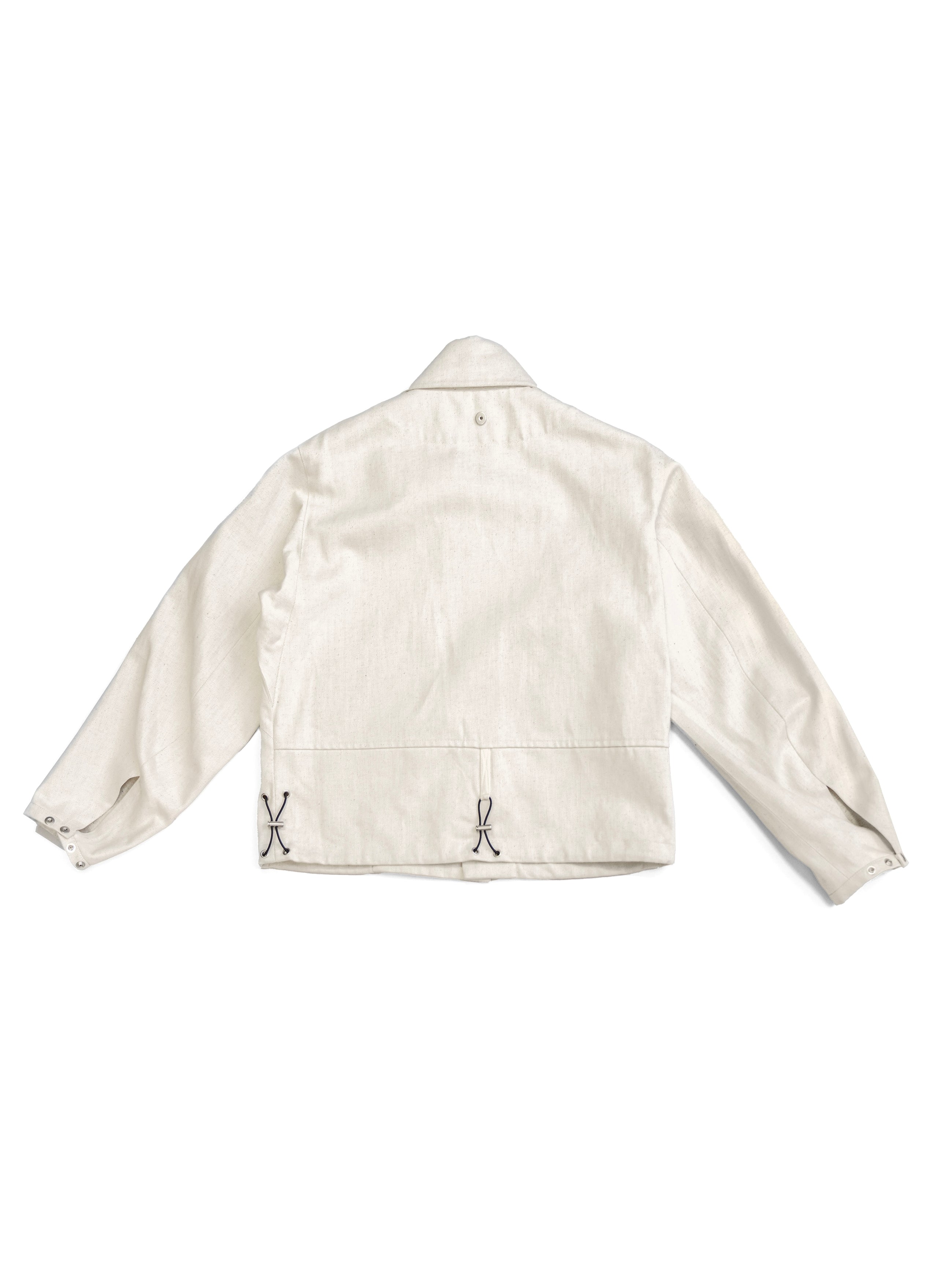 Omar Afridi Drawcord Blouson Ivory