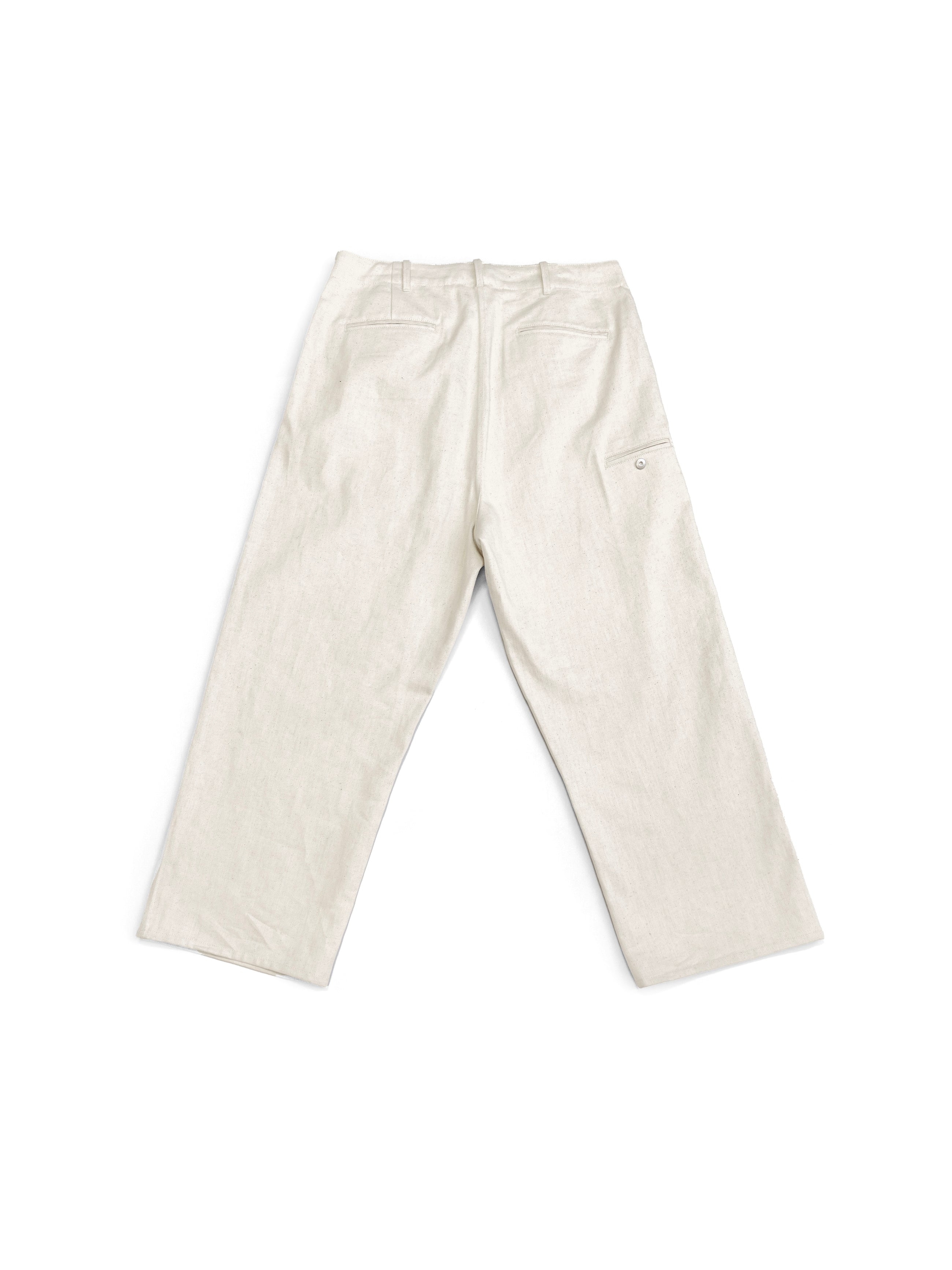 Omar Afridi Trotti Baggy Trousers Ivory
