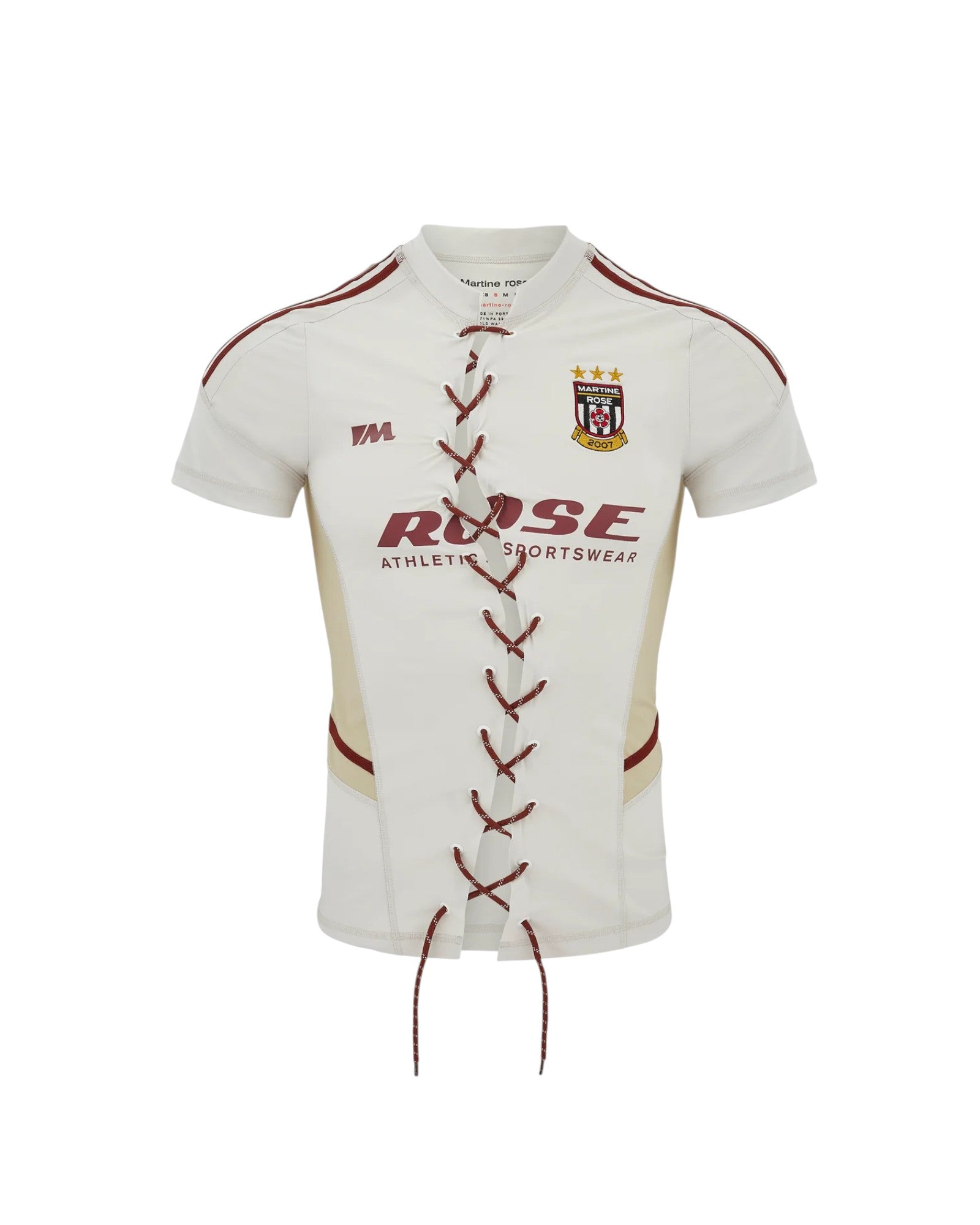 Martine Rose Lace Up Football Top Grey | VAVA STORE