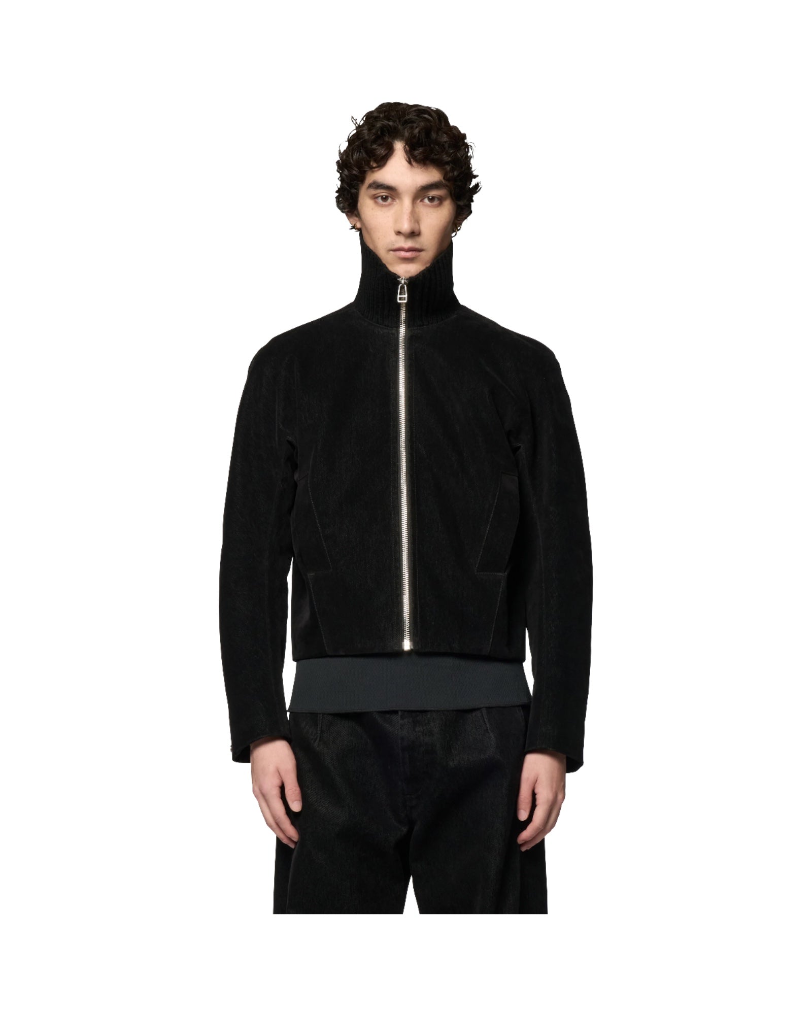 Omar Afridi Pilot Blouson Black - Designer Bomber Jacket | VAVA STORE