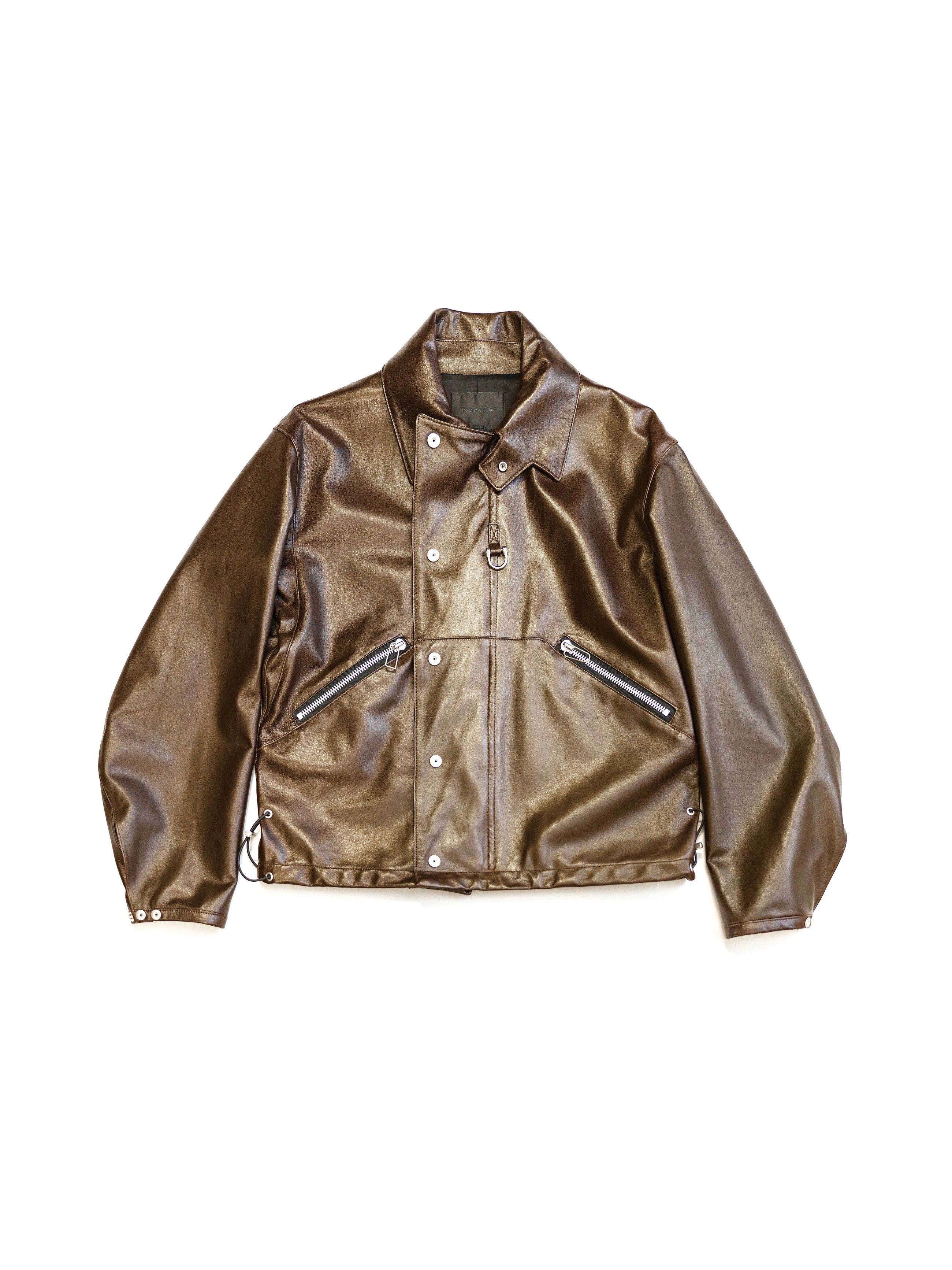 Omar Afridi Drawcord Blouson Brown