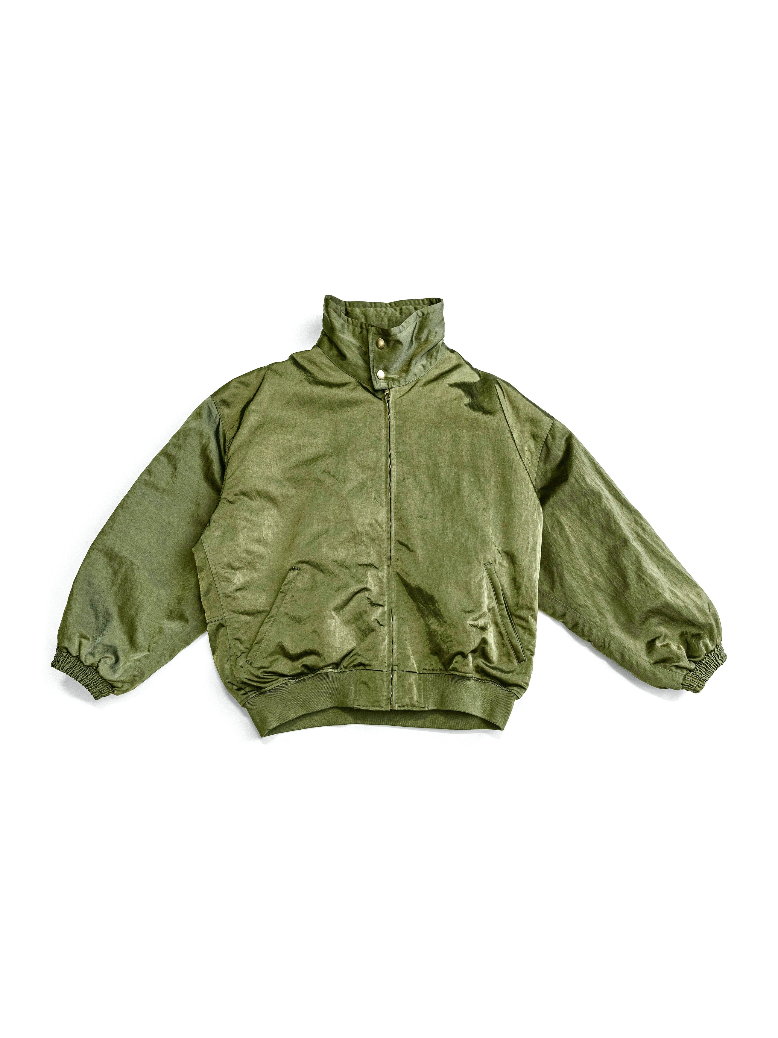 Hed Mayner Oversized Bomber Jacket Green
