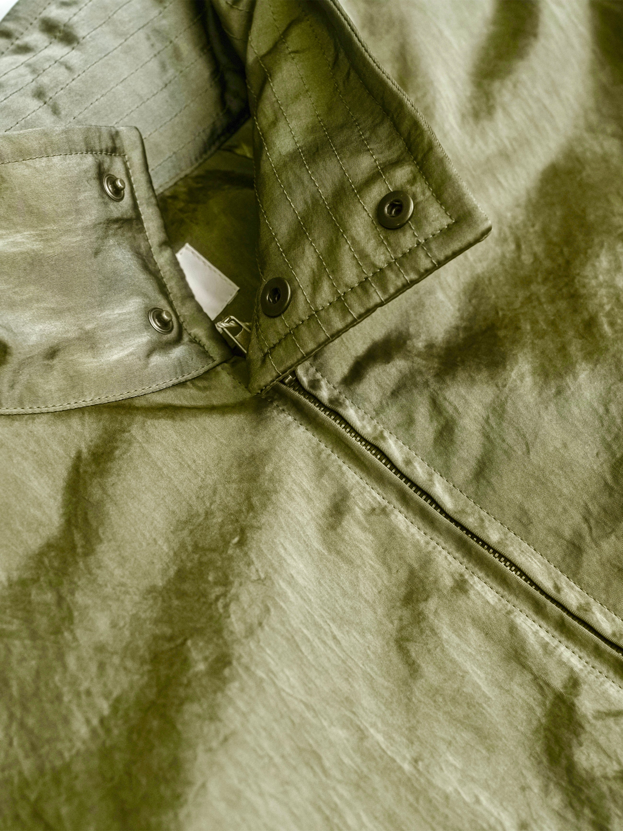 Hed Mayner Oversized Bomber Jacket Green