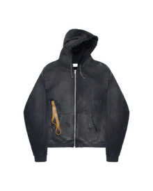 Alexander Digenova Rubber Band Hoodie Intage Black