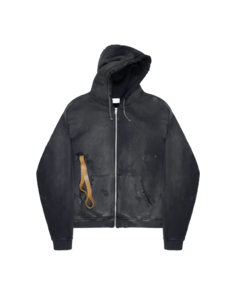Alexander Digenova Rubber Band Hoodie Intage Black