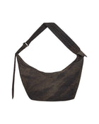 Jiyong Kim Sun-Bleached Draped Shoulder Bag Black