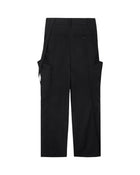 Jiyong Kim Layered Panel Trousers Black