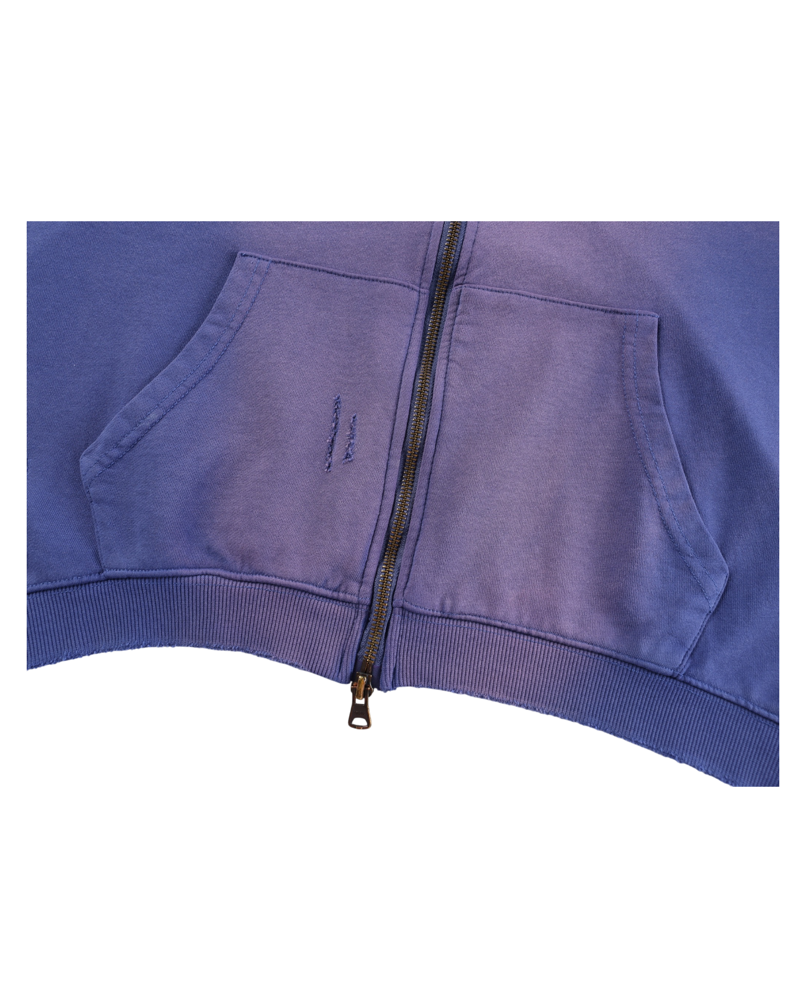 DRIFTA Mystic Garment-Washed Zip Hoodie Purple
