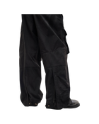 Jiyong Kim Sun-Bleached Double Front Wide Trousers Black