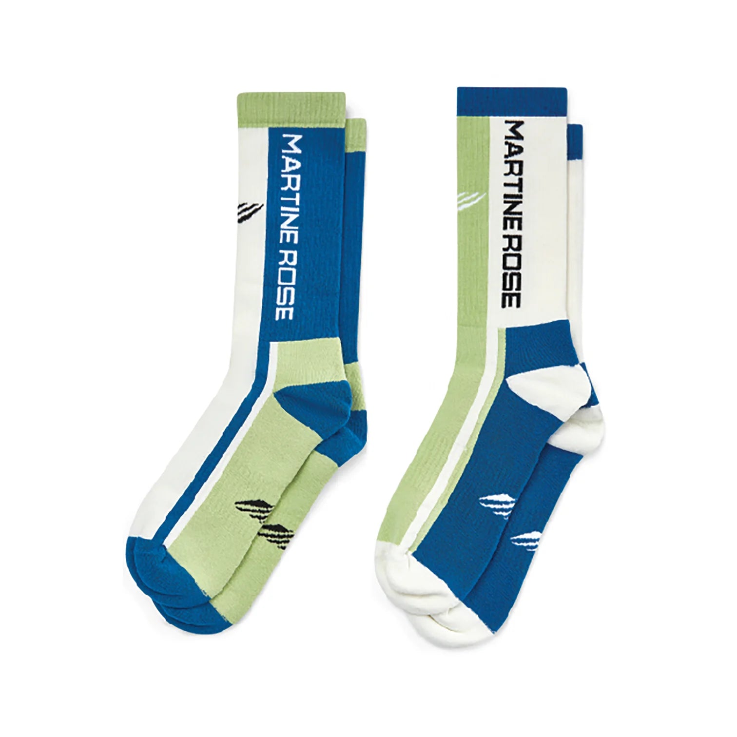 Martine Rose Sports Socks Multi-Pack Green Blue