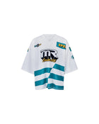 Martine Rose Oversized Football Top White