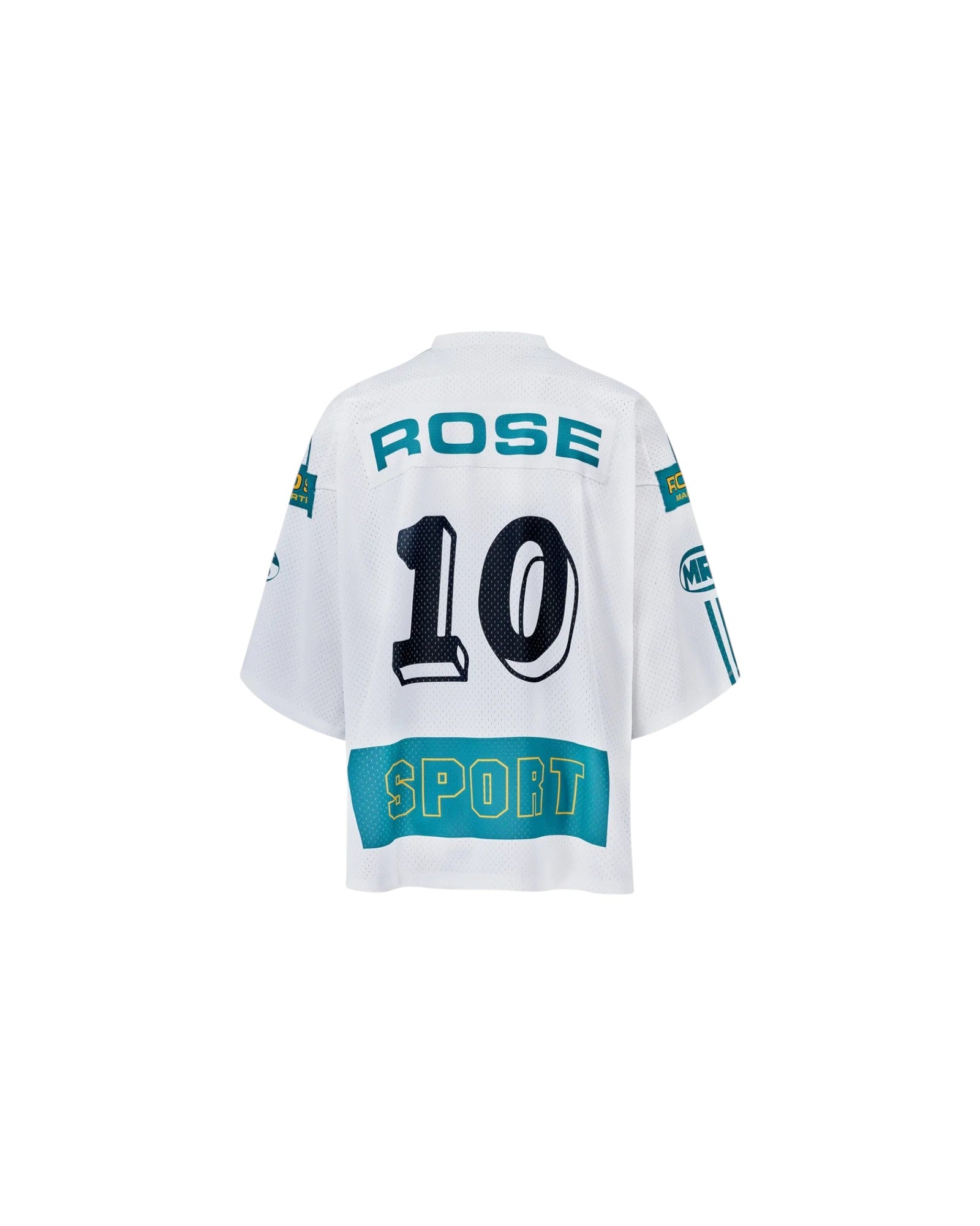 Martine Rose Oversized Football Top White