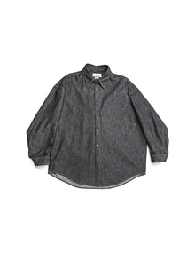 Hed Mayner Button Down Shirt Bright Blue