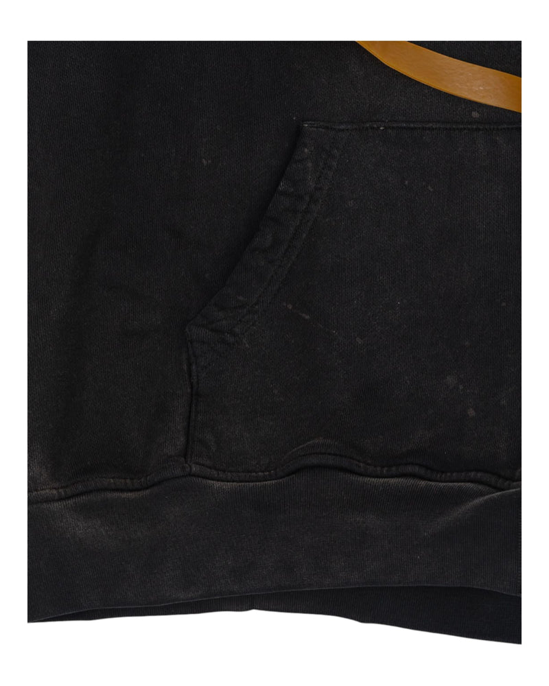 Alexander Digenova Rubber Band Hoodie Black