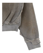 Alexander Digenova Cut Out Hoodie Grey