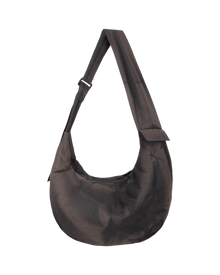 Jiyong Kim Sun-Bleached Draped Shoulder Bag Black