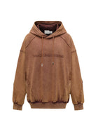 FengChenWang Sandwashed Ripped Jersey Hoodie