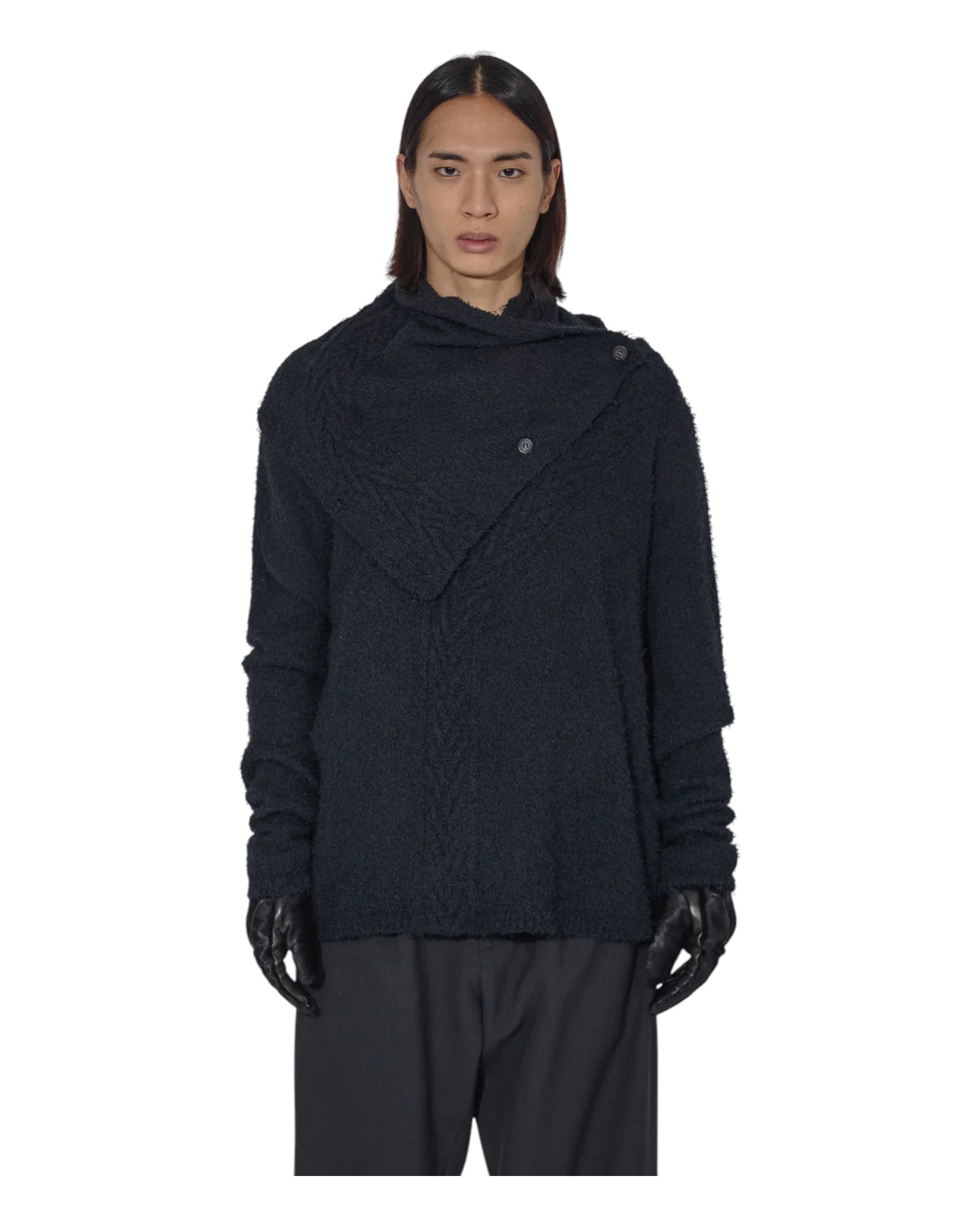 J.L-A.L Lucone Neckwarmer Shungite Black