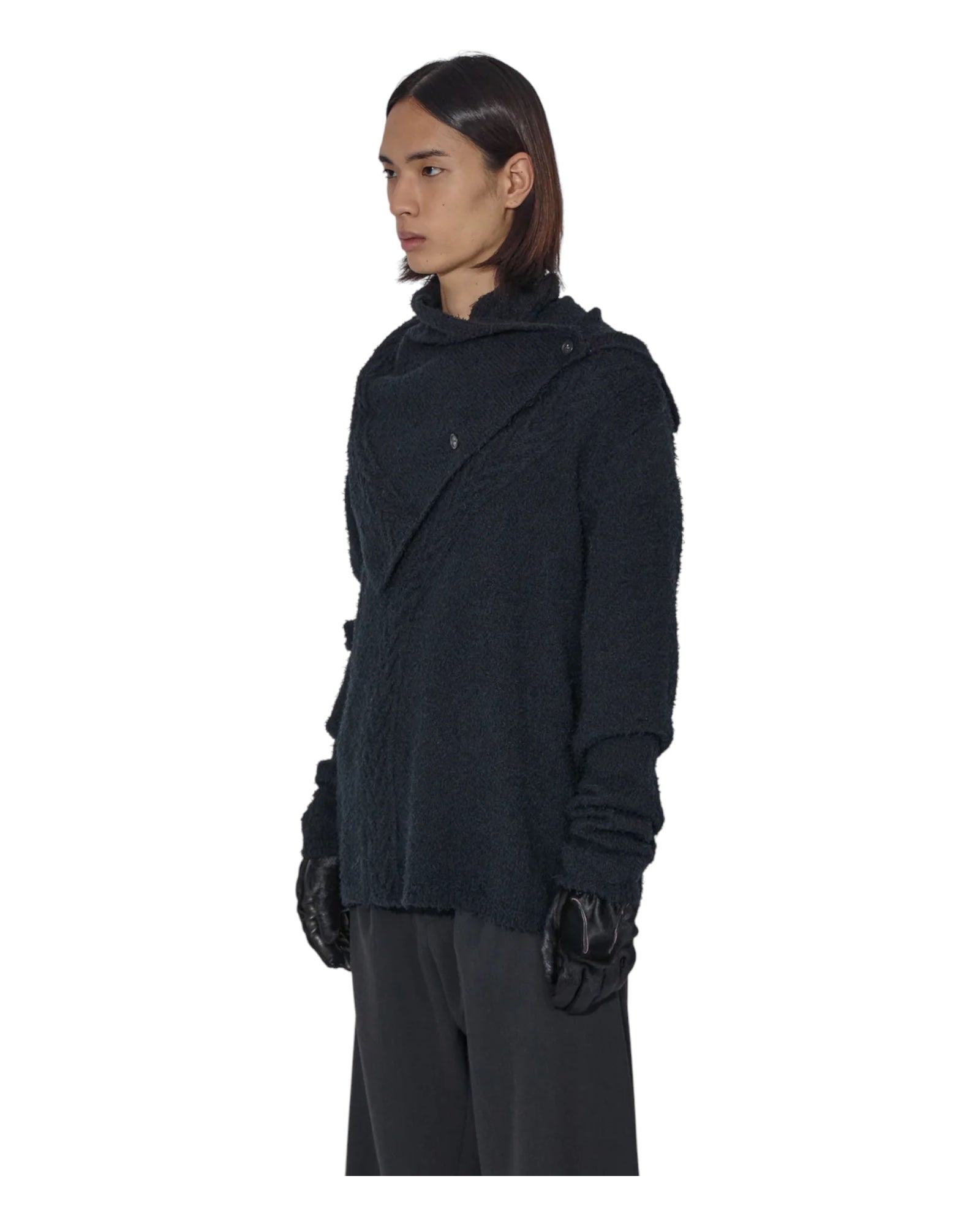 J.L-A.L Lucone Neckwarmer Shungite Black