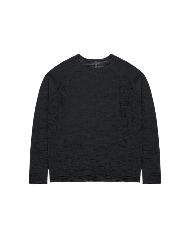 J.L-A.L Valio Knitted Longsleeve Shungite Black