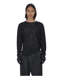 J.L-A.L Valio Knitted Longsleeve Shungite Black