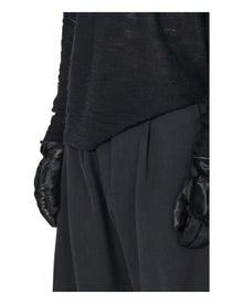 J.L-A.L Valio Knitted Longsleeve Shungite Black