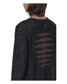 J.L-A.L Valio Knitted Longsleeve Shungite Black