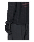 J.L-A.L Valio Knitted Longsleeve Shungite Black