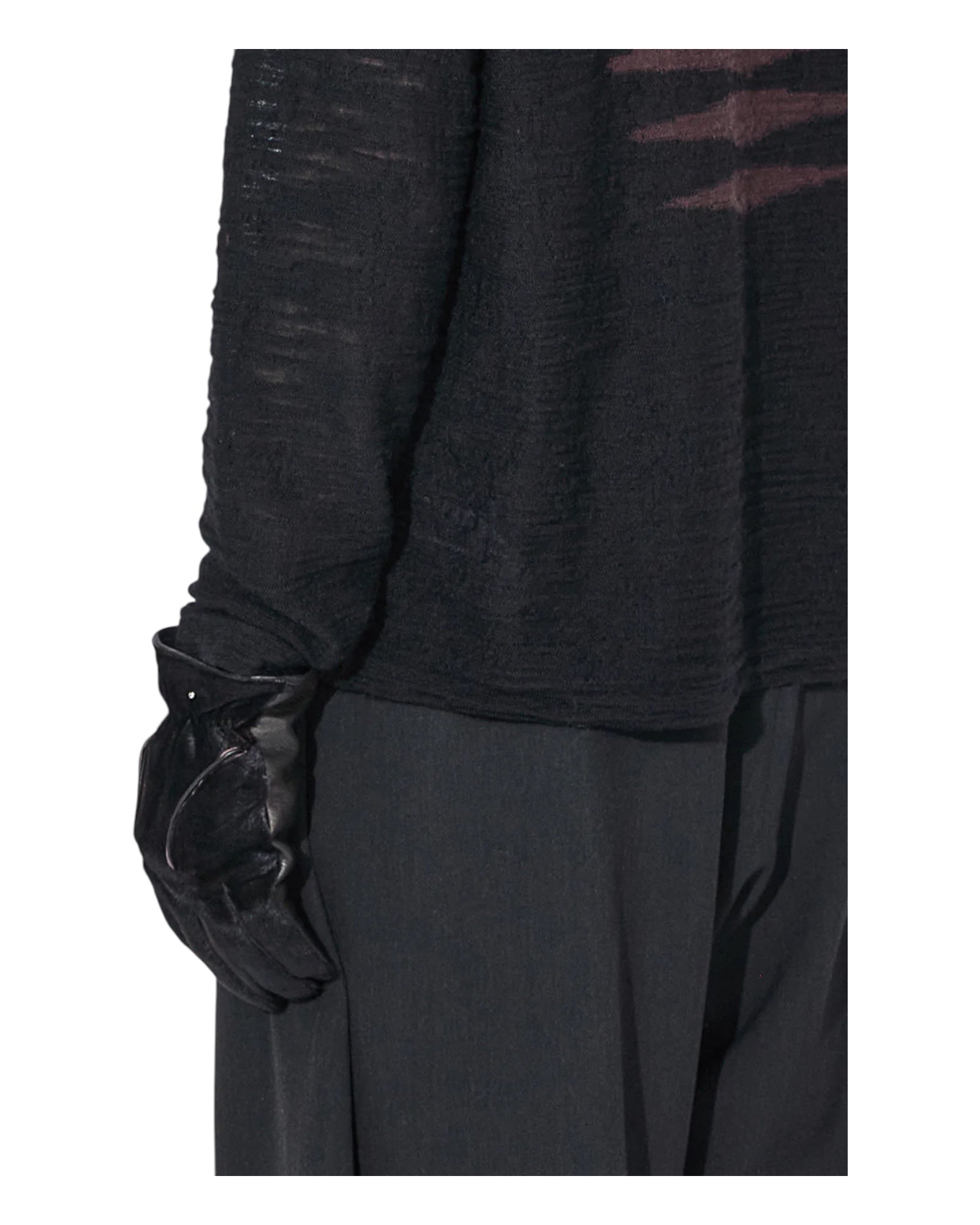 J.L-A.L Valio Knitted Longsleeve Shungite Black