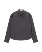 pet-tree-kor Cracklight Shirt Dark Gray Check