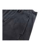 DRIFTA "Crescent Cut" Vintage Washed Curved Jeans Black