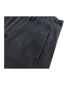DRIFTA "Crescent Cut" Vintage Washed Curved Jeans Black