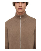 Song for the mute Zip Up Funnel Cardigan Khaki