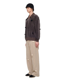 Song for the mute Daisy Quarter Zip Jumper Charcoal