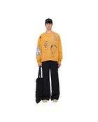 Song for the mute Sketchbook Relaxed Pullover Yellow