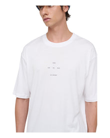 Song for the mute Newman Oversized Tee White