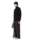 Song for the mute Zip Up Funnel Cardigan Black