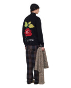 Song for the mute Zip Up Funnel Cardigan Black