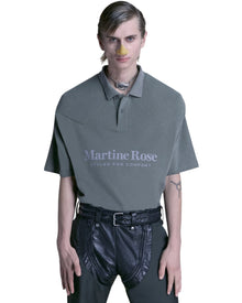 Martine Rose Padded Polo Green